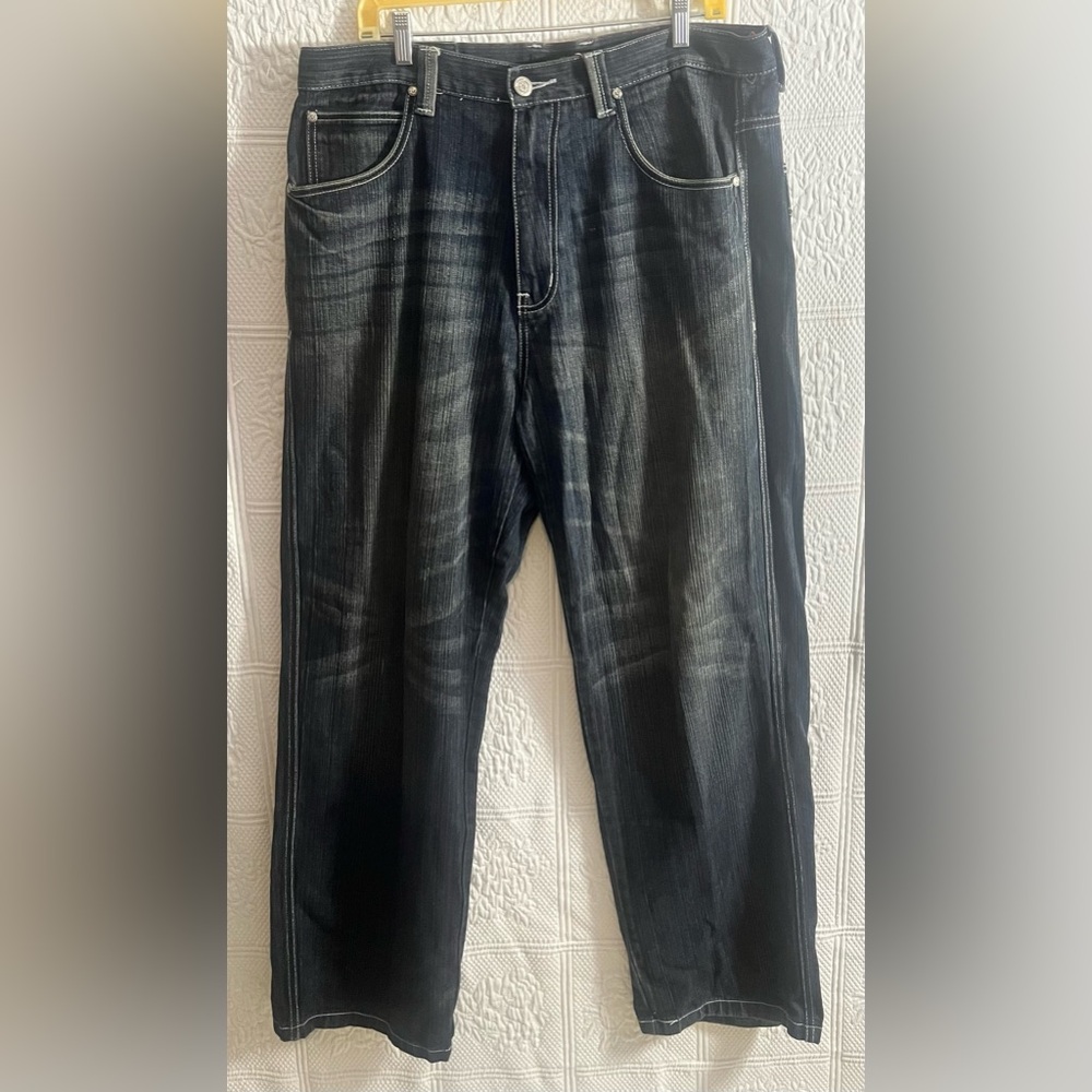 Basic Code Relaxed Loose Fit Jeans Y2K Style Size 36 36x34 36W 32L